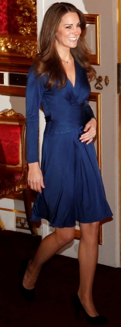 kate-middleton- vestido azul